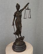 Bronzen beeld: Vrouwe Justitia, Antiek en Kunst, Ophalen, Brons