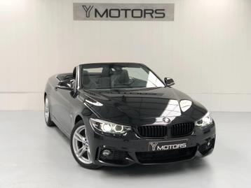 BMW 420 dAS CABRIO PACK-M FACELIFT AIRSCARF CUIR GPS PRO beschikbaar voor biedingen