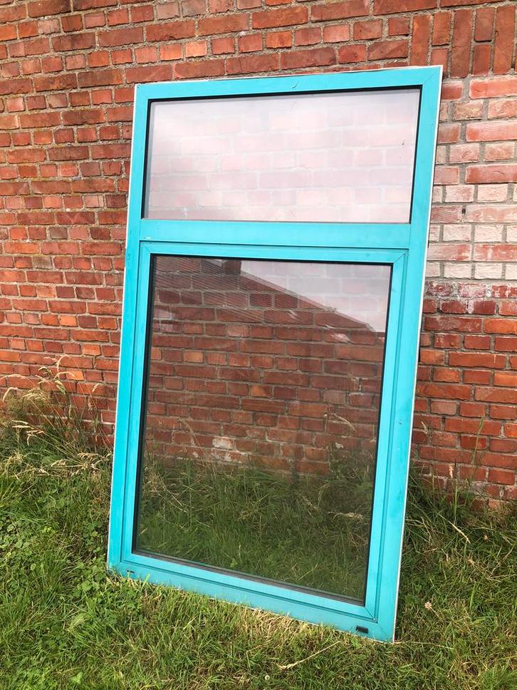 Aluminium ramen (11x), Bricolage & Construction, Châssis & Portes coulissantes, Comme neuf, Aluminium, Enlèvement