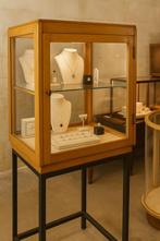 vintage juweliersvitrine vitrinekast, Antiek en Kunst, Ophalen