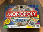 Monopoly Wereldeditie, Comme neuf, Trois ou quatre joueurs, Hasbro, Enlèvement ou Envoi