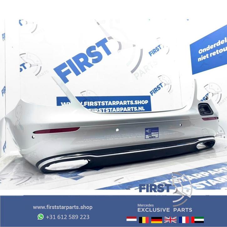 BUMPER W213 E KLASSE ACHTERBUMPER HYBRIDE COMPLEET ORIGINEEL, Auto-onderdelen, Carrosserie, Bumper, Mercedes-Benz, Achter, Gebruikt