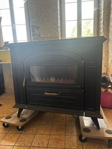Poele a bois 13kw, Huis en Inrichting, Kachels, Ophalen, Hout, Houtkachel