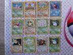 Lot de 12 cartes Pokémon - base, jungle + 1ère éd., Hobby & Loisirs créatifs, Utilisé, Enlèvement ou Envoi, Plusieurs cartes