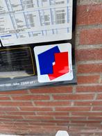 elf oude aanbevelings tabel 1987, Verzamelen, Ophalen of Verzenden, Gebruikt, Reclamebord