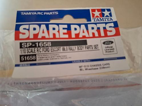 De laatste 3 Ford Escorts nieuwe Tamiya Clear body's., Hobby en Vrije tijd, Modelbouw | Radiografisch | Auto's, Nieuw, Auto onroad