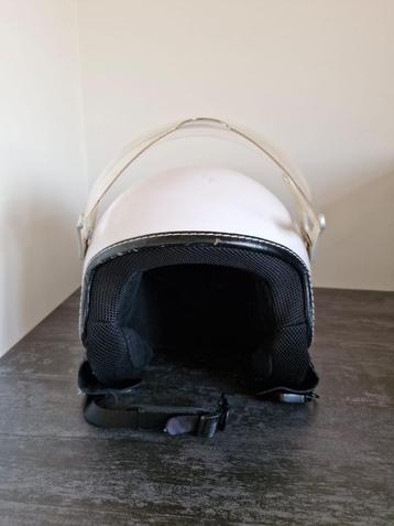 Scooter helm kleur wit maat XS (valt groter)