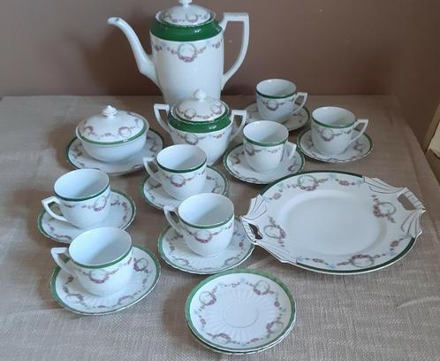 Servies, Antiek en Kunst, Antiek | Servies compleet, Ophalen of Verzenden