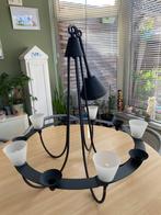 Zwarte Luster, Huis en Inrichting, Lampen | Kroonluchters, Ophalen, Gebruikt