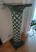 Belle colonne en marbre vert en excellent état, Enlèvement