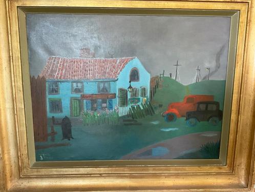 Tableau de Marguerite Brouhon, Antiek en Kunst, Kunst | Schilderijen | Klassiek, Ophalen