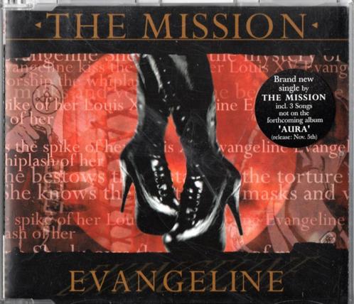 THE MISSION  -  EVANGELINE  CD MAXI, Cd's en Dvd's, Cd's | Rock, Zo goed als nieuw, Rock-'n-Roll, Verzenden