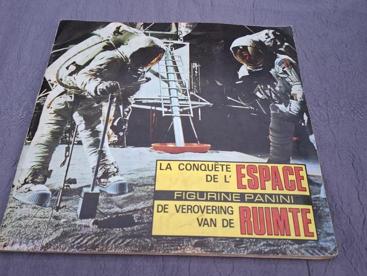 Album Panini DE VEROVERING VAN DE RUIMTE COMPLEET 1973, Hobby en Vrije tijd, Stickers en Plaatjes, Ophalen of Verzenden