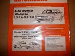revue technique alfa romeo giulietta de 1976-1982, Ophalen of Verzenden