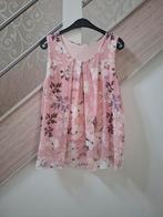 Top ,gekleed ,maat XL ,roze gebloemd, Ophalen of Verzenden, Gedragen, Maat 46/48 (XL) of groter, Roze