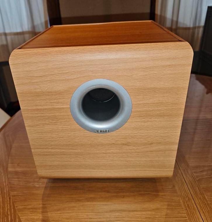 Jamo e3sub - actieve subwoofer basskast 8" woofer, Audio, Tv en Foto, Luidsprekerboxen, Zo goed als nieuw, Subwoofer, 60 tot 120 watt