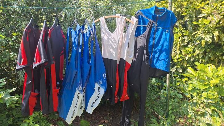 Fietskleding (2 stuks €8), Fietsen en Brommers, Fietsaccessoires | Fietskleding, Gebruikt, L, Ophalen of Verzenden