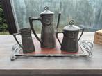 Service à café/thé Art Nouveau – Juvena Prima Metal, Huis en Inrichting, Woonaccessoires | Dienbladen, Ophalen of Verzenden, Zo goed als nieuw