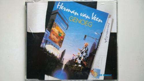 Herman van Veen - Genoeg, CD & DVD, CD Singles, Comme neuf, En néerlandais, 1 single, Maxi-single, Envoi