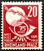 Fr.Zone Rheinland-Pfalz Weltpostverein 1949 POSTFRIS, Postzegels en Munten, Postzegels | Europa | Duitsland, Ophalen of Verzenden