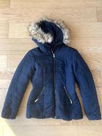 Donkerblauwe winterjas H&M maat 38, H&M, Blauw, Zo goed als nieuw, Ophalen