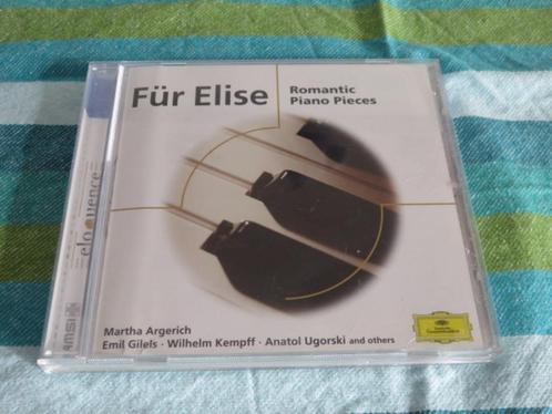 CD : Fur Elise -- Romantic Piano Pieces, Cd's en Dvd's, Cd's | Klassiek, Zo goed als nieuw, Kamermuziek, Ophalen of Verzenden
