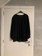 Nieuwe zwarte broderie blouse (54), Ophalen, Nieuw, Zwart, Blouse of Tuniek