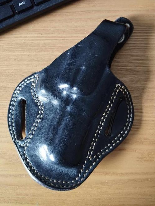Holster en cuir (pistolet) 6 pouces, Verzamelen, Militaria | Algemeen, Overige soorten, Kleding of Schoenen, Ophalen