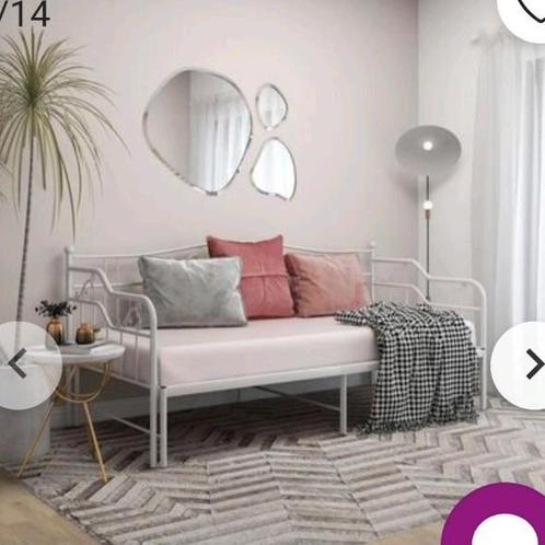 KOOPJE ‼️SPLINTERNIEUW KIJK BESCHRIJVING, Huis en Inrichting, Slaapkamer | Slaapbanken, Nieuw, 200 cm, Wit, Ophalen