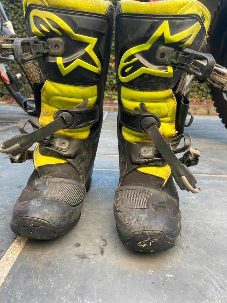 Crossbotten alpinestar tech 7 maat 39, Motoren, Kleding | Motorkleding, Laarzen, Kinderen, Tweedehands, Ophalen of Verzenden