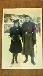 Foto van soldaat van de RAD met zijn vrouw (Duitsland WW2), Verzamelen, 1940 tot 1960, Gebruikt, Foto, Verzenden