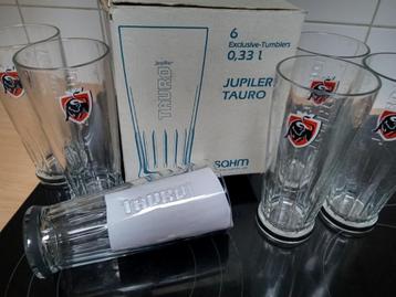 Jupiler TAURO 33 cl - Vintage - 6 stuks - Doos origineel  beschikbaar voor biedingen