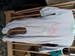 Lichtblauwe pyjama velours met voetjes maat 80, Ophalen, Nacht- of Onderkleding, Gebruikt, Jongetje of Meisje