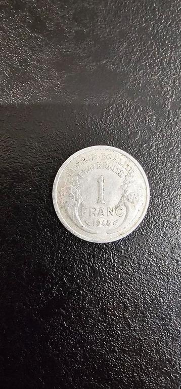 Piece 1 franc français 1948