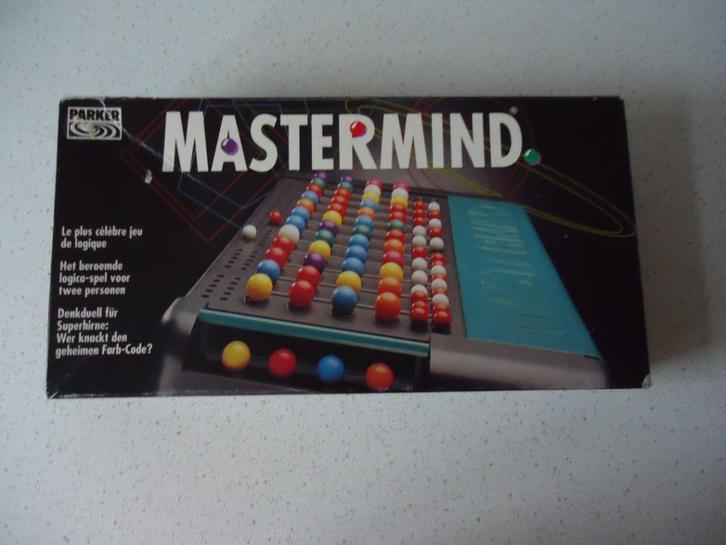 "Mastermind" van Parker Games in prima staat !, Hobby en Vrije tijd, Gezelschapsspellen | Overige, Gebruikt, Een of twee spelers