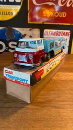 Vrachtwagen blik ‘Car transport’ met originele doos, Ophalen of Verzenden