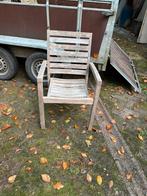 6 stoelen in tropisch hout, Ophalen, Gebruikt, Hout