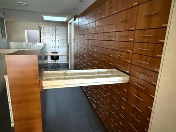 Kasten / Apotheek interieur / lades / medicijn / vitrinekast, Ophalen, Gebruikt, 200 cm of meer, 75 cm of meer