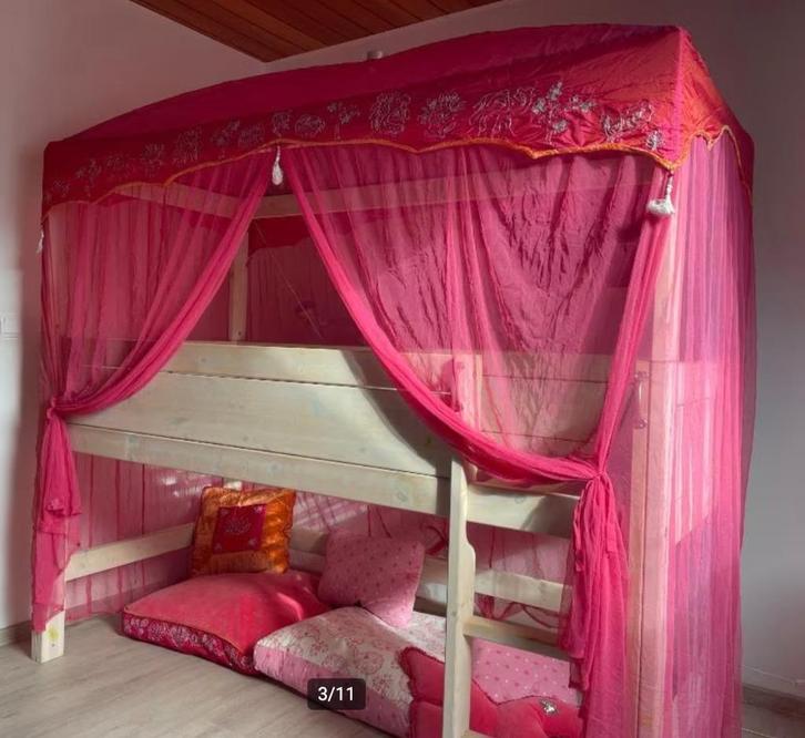 hoogslaper / lifetime / prinsessenbed, Kinderen en Baby's, Kinderkamer | Stapelbedden en Hoogslapers, Gebruikt, Hoogslaper, Ophalen