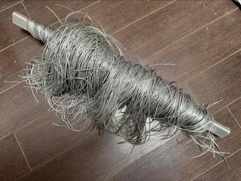 Livn vliegengordijn Lines grijs 90x210 cm, Huis en Inrichting, Stoffering | Gordijnen en Lamellen, Zo goed als nieuw, Grijs, Ophalen of Verzenden