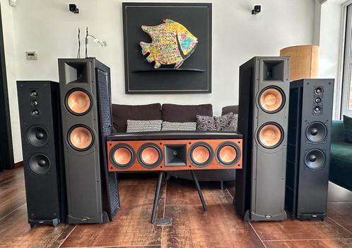 Zeer mooie Klipsch + Boston premium home cinema-set, Audio, Tv en Foto, Luidsprekerboxen, Gebruikt, Complete surroundset, 120 watt of meer