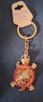 Schildpad, sleutelhanger, roze, Verzamelen, Ophalen, Nieuw