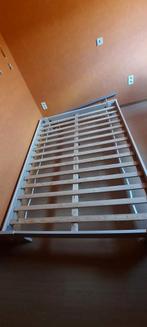 Bed twijfelaar te koop, Huis en Inrichting, Slaapkamer | Bedden, Ophalen, Gebruikt, 140 cm, Twijfelaar