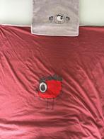 overtrek rood voor donsdeken voor park of wieg, Kinderen en Baby's, Ophalen of Verzenden, Nieuw, 70 tot 85 cm, Deken