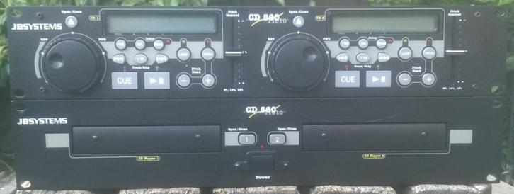 CD speler 19 inch JB Systems CD-560, dubbele speler, Audio, Tv en Foto, Cd-spelers, Refurbished, Overige merken, Wisselaar, Ophalen of Verzenden