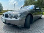BMW 760i V12 07/2003 1er Propriétaire, Autos, Cuir, Argent ou Gris, 4 portes, Entreprise