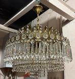 Vintage kristallen lamp, Huis en Inrichting, Lampen | Kroonluchters, Ophalen, Zo goed als nieuw