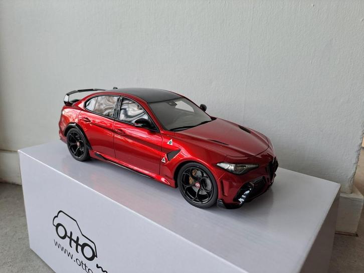 Nieuwe ALFA ROMEO GUILIA GTAM OT402 OTTO met zijn doos., Hobby en Vrije tijd, Modelauto's | 1:18, Nieuw, Auto, OttOMobile, Ophalen of Verzenden