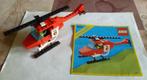 Lego Legoland Helicopter Pompier #6657, Ophalen of Verzenden, Zo goed als nieuw, Complete set, Lego