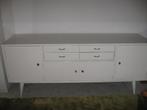 wit geschilderde vintage dressoir van +- 1950, Huis en Inrichting, Kasten | Dressoirs, Ophalen, Gebruikt, 150 tot 200 cm, Vintage